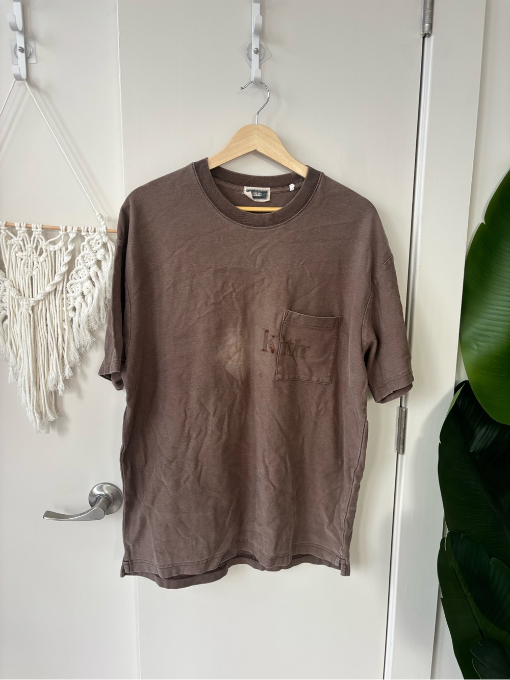 Kith Brown Short-Sleeve Pocket Tee